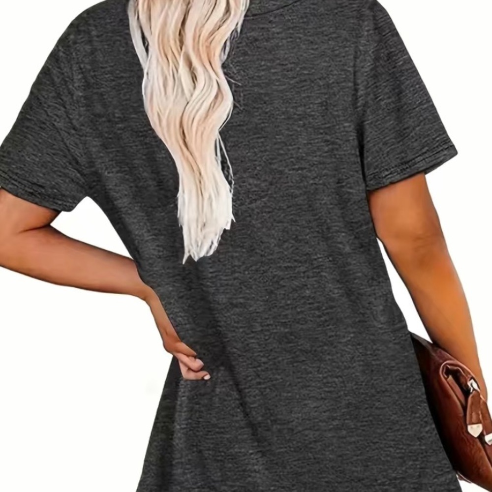 Gray Christmas graphic T-Shirt - Picture 2 of 2